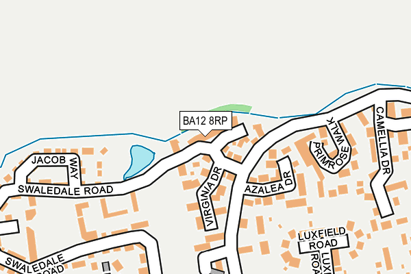 BA12 8RP map - OS OpenMap – Local (Ordnance Survey)