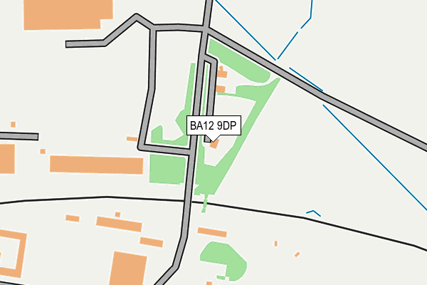 BA12 9DP map - OS OpenMap – Local (Ordnance Survey)