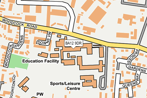 Map of ACADEMY COLLABORATIVE SERVICES LIMITED at local scale