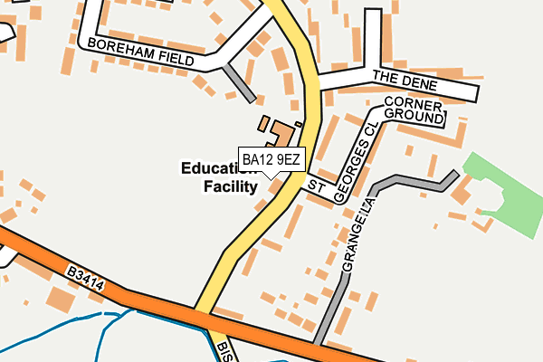 BA12 9EZ map - OS OpenMap – Local (Ordnance Survey)