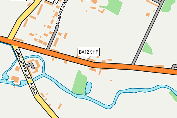 BA12 9HF map - OS OpenMap – Local (Ordnance Survey)