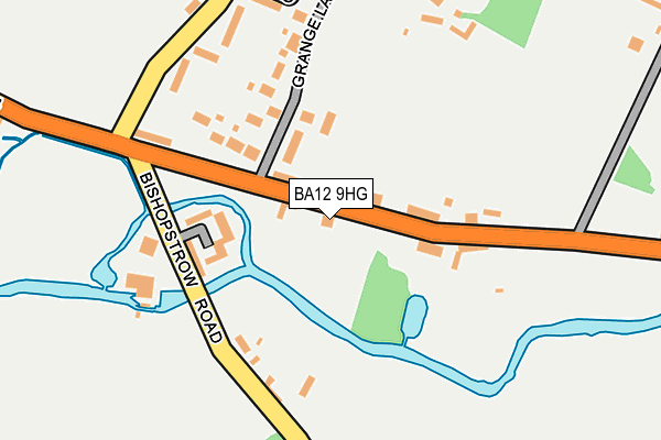 BA12 9HG map - OS OpenMap – Local (Ordnance Survey)