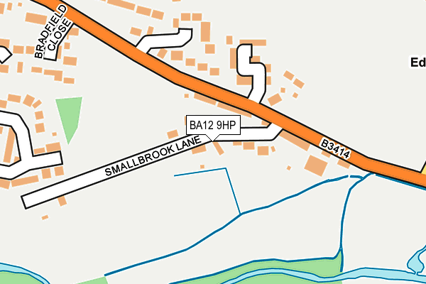 BA12 9HP map - OS OpenMap – Local (Ordnance Survey)