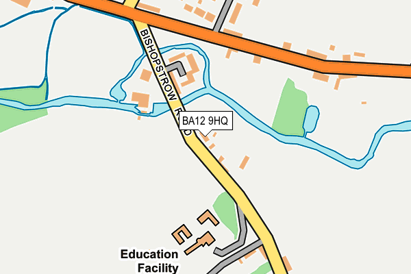 BA12 9HQ map - OS OpenMap – Local (Ordnance Survey)