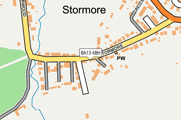 Map of THE POP STOP LTD at local scale