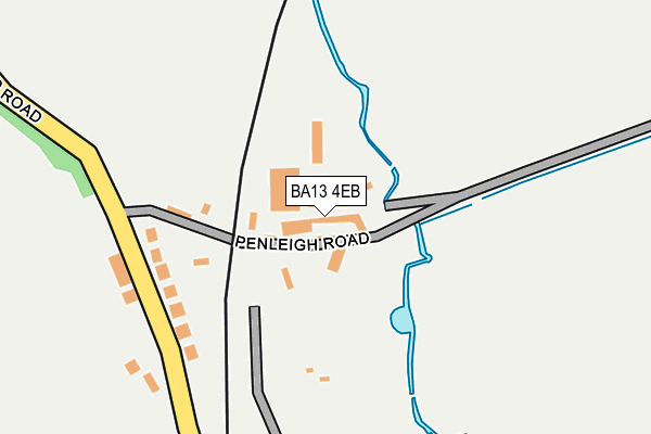 BA13 4EB map - OS OpenMap – Local (Ordnance Survey)