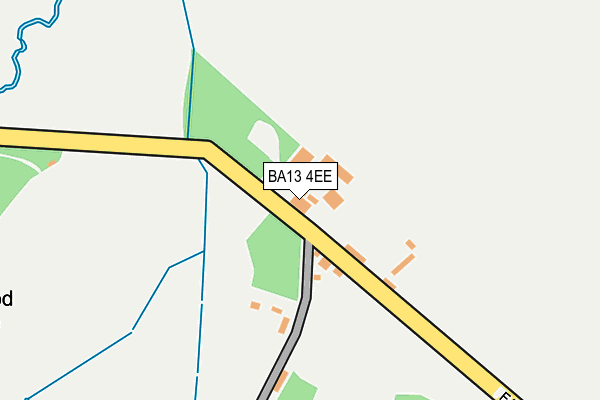 BA13 4EE map - OS OpenMap – Local (Ordnance Survey)