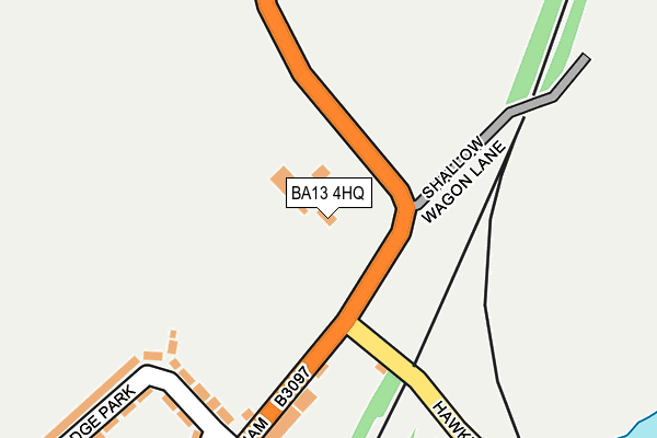 BA13 4HQ map - OS OpenMap – Local (Ordnance Survey)