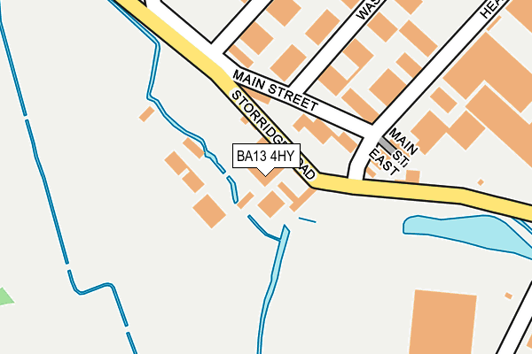 BA13 4HY map - OS OpenMap – Local (Ordnance Survey)