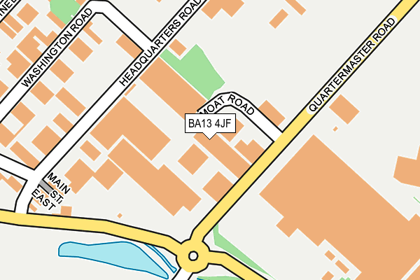 BA13 4JF map - OS OpenMap – Local (Ordnance Survey)