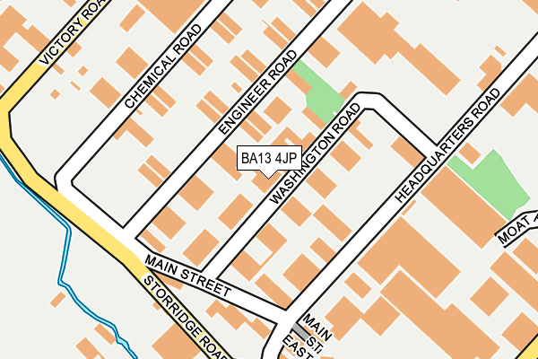 Map of ACRE CONSTRUCTION LTD at local scale