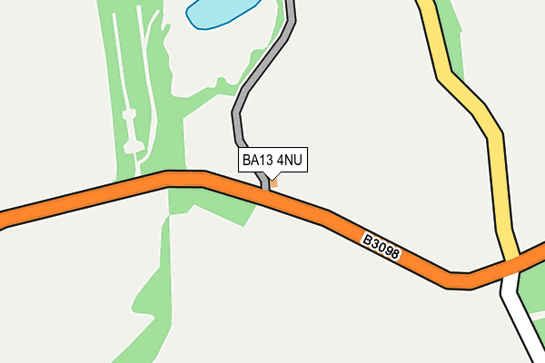 BA13 4NU map - OS OpenMap – Local (Ordnance Survey)
