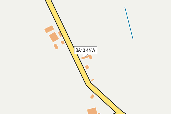 BA13 4NW map - OS OpenMap – Local (Ordnance Survey)