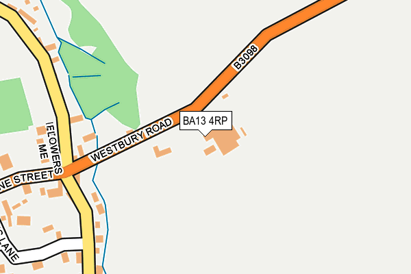 BA13 4RP map - OS OpenMap – Local (Ordnance Survey)