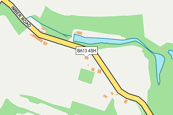BA13 4SH map - OS OpenMap – Local (Ordnance Survey)