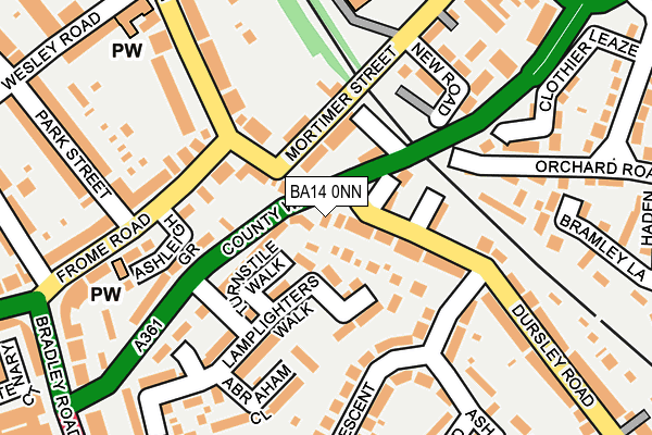 BA14 0NN map - OS OpenMap – Local (Ordnance Survey)