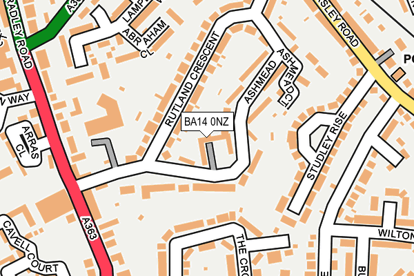 BA14 0NZ map - OS OpenMap – Local (Ordnance Survey)