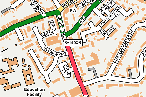 Map of P.A.C.ENG LTD at local scale