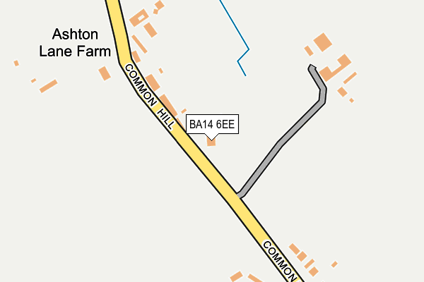 BA14 6EE map - OS OpenMap – Local (Ordnance Survey)