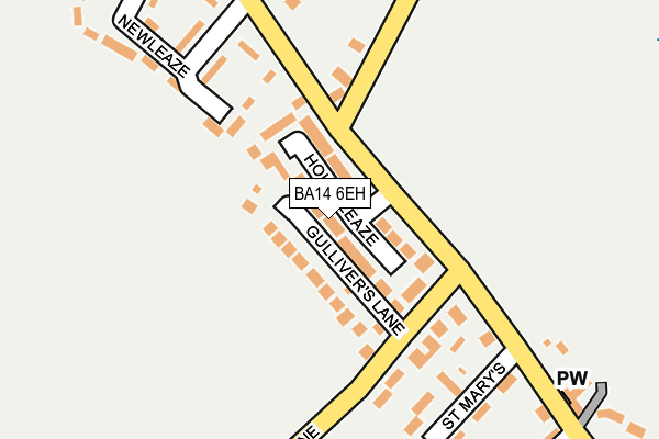 Map of DOUGHCRAFT PIZZA LTD at local scale