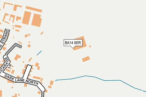 BA14 6ER map - OS OpenMap – Local (Ordnance Survey)