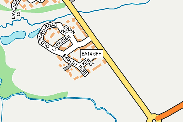 BA14 6FH map - OS OpenMap – Local (Ordnance Survey)