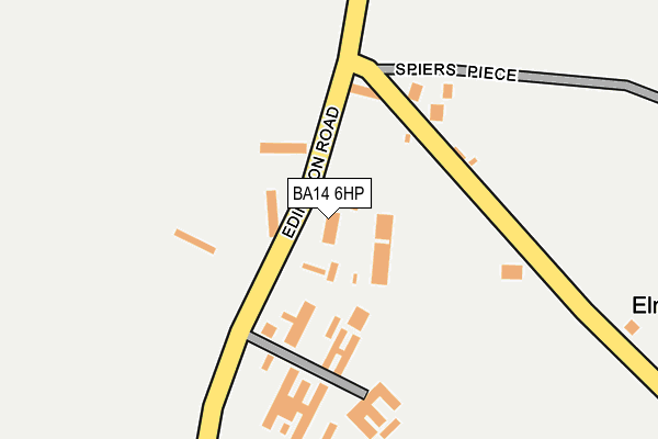 BA14 6HP map - OS OpenMap – Local (Ordnance Survey)