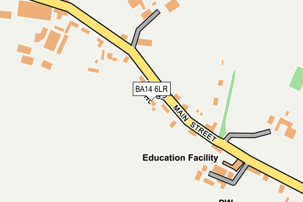 BA14 6LR map - OS OpenMap – Local (Ordnance Survey)