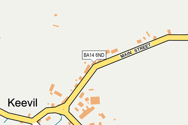 BA14 6ND map - OS OpenMap – Local (Ordnance Survey)