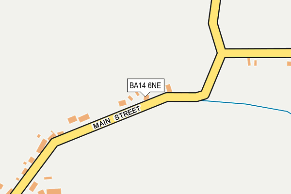 BA14 6NE map - OS OpenMap – Local (Ordnance Survey)