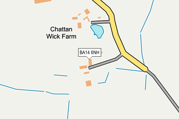 BA14 6NH map - OS OpenMap – Local (Ordnance Survey)