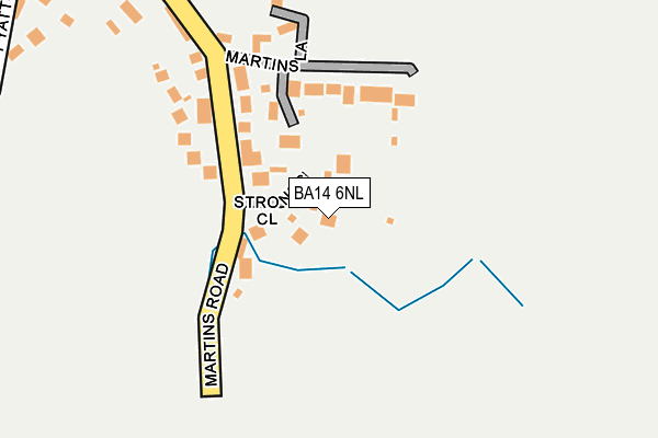 BA14 6NL map - OS OpenMap – Local (Ordnance Survey)