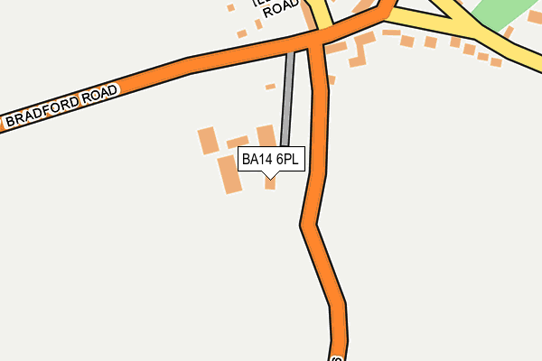 BA14 6PL map - OS OpenMap – Local (Ordnance Survey)