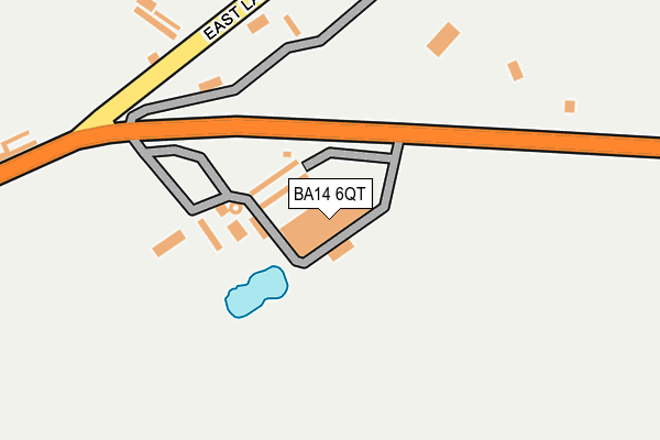 BA14 6QT map - OS OpenMap – Local (Ordnance Survey)