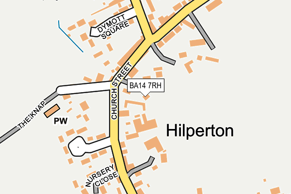 BA14 7RH map - OS OpenMap – Local (Ordnance Survey)