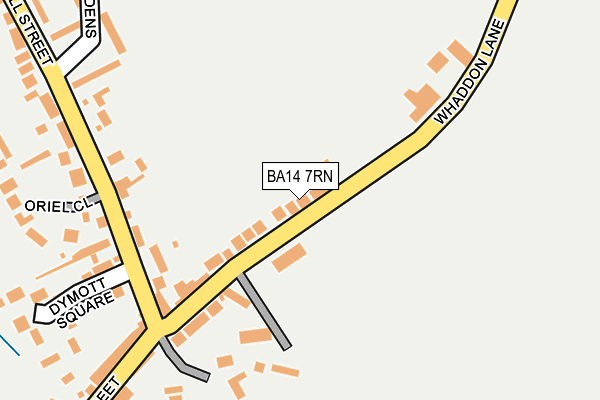 BA14 7RN map - OS OpenMap – Local (Ordnance Survey)