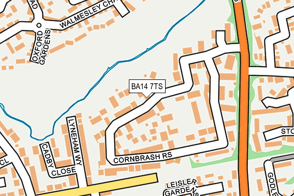 Map of BATH AIR CONDITIONING LTD at local scale