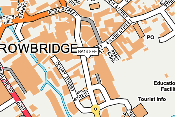 BA14 8EE map - OS OpenMap – Local (Ordnance Survey)