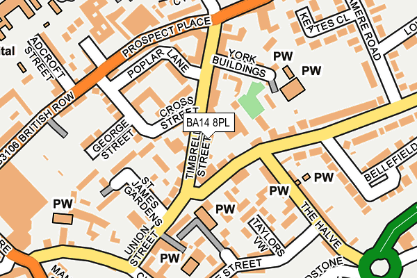 Map of GONE RUNNING LTD at local scale