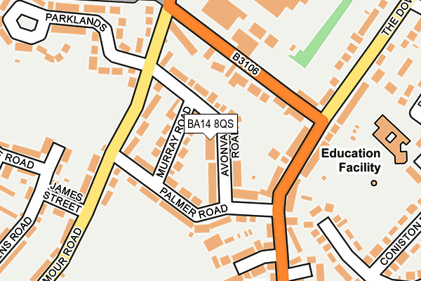 Map of NEW GUTTER LTD at local scale