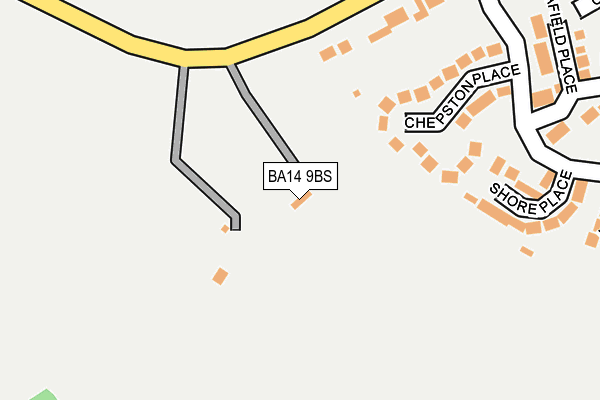 BA14 9BS map - OS OpenMap – Local (Ordnance Survey)