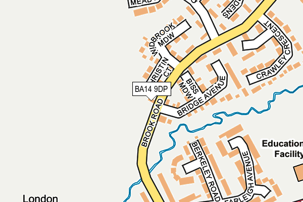 BA14 9DP map - OS OpenMap – Local (Ordnance Survey)