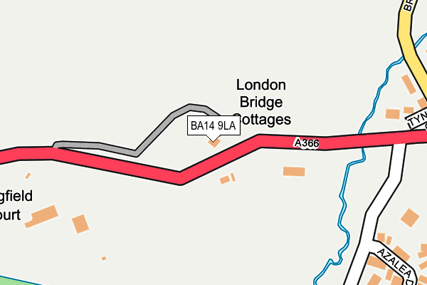 BA14 9LA map - OS OpenMap – Local (Ordnance Survey)