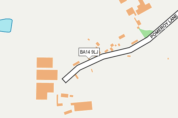 BA14 9LJ map - OS OpenMap – Local (Ordnance Survey)