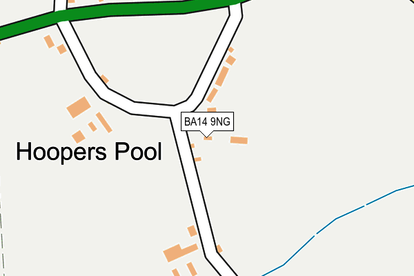 BA14 9NG map - OS OpenMap – Local (Ordnance Survey)