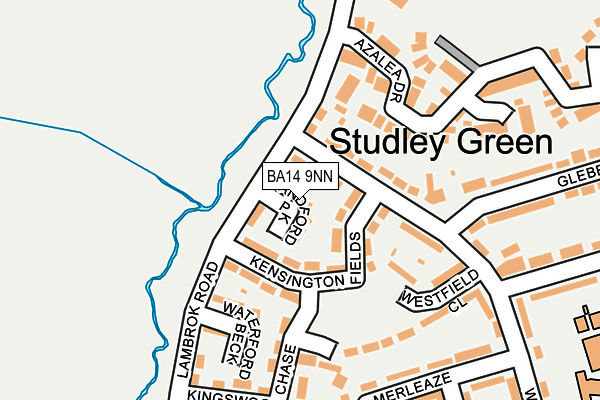 BA14 9NN map - OS OpenMap – Local (Ordnance Survey)