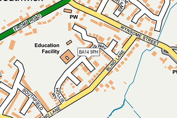 Map of BOOTHS CONSTRUCTION & MAINTENANCE LTD at local scale