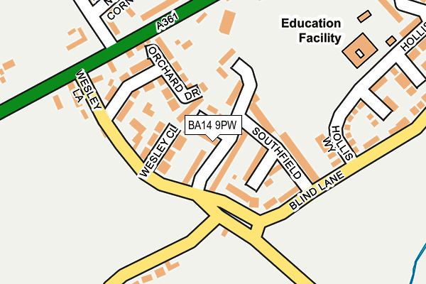 Map of CROSSROADS THERAPY LIMITED at local scale