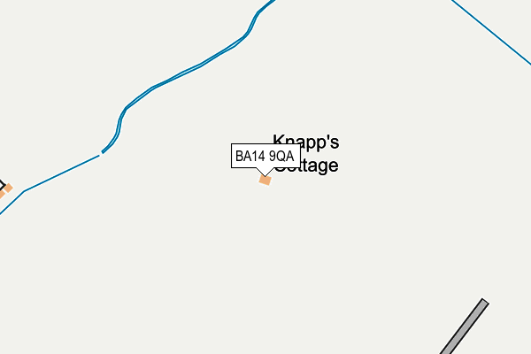BA14 9QA map - OS OpenMap – Local (Ordnance Survey)