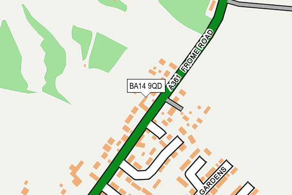 Map of GRAHAM WHITBOURN LIMITED at local scale